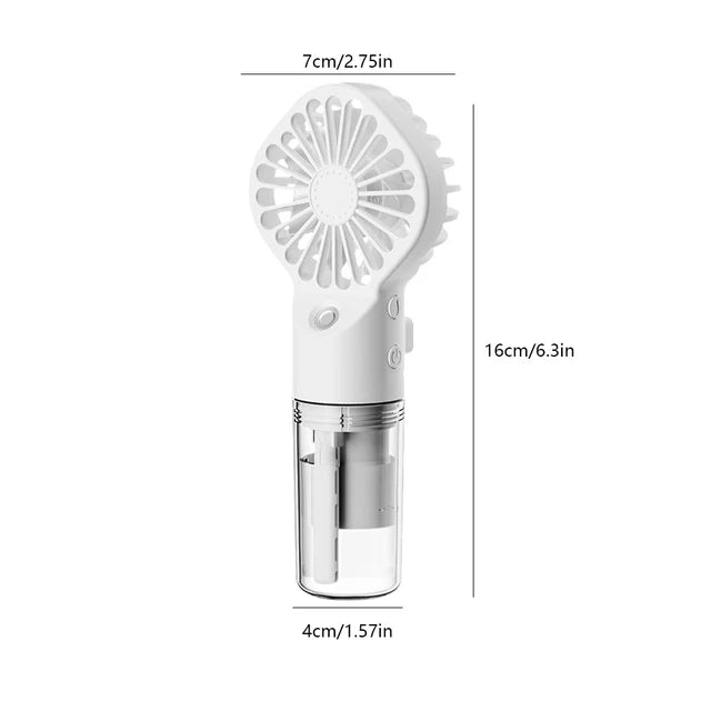 CoolAir | Tragbarer USB-Miniventilator mit Luftbefeuchter