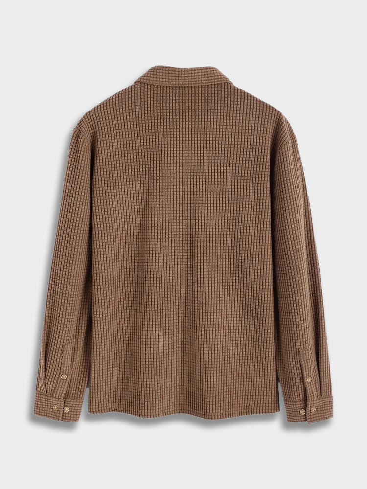 Briggs | Fleece-Pullover mit halben Knöpfen und Tasche