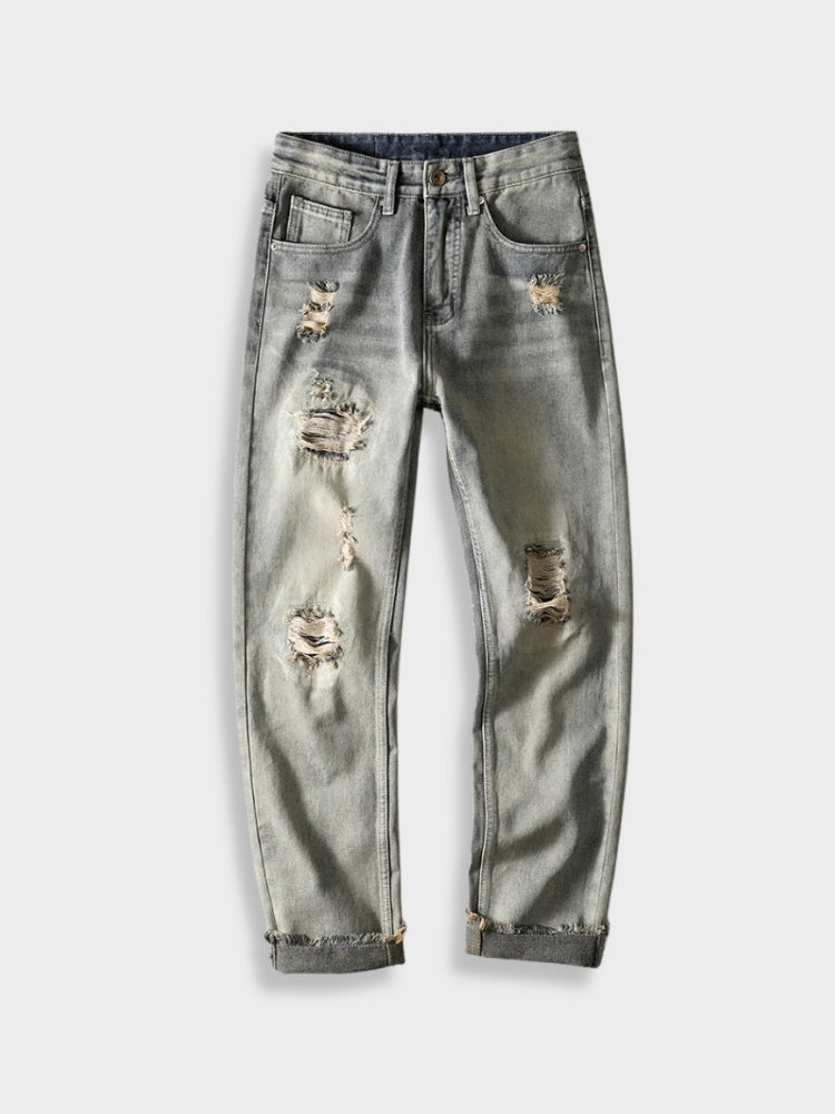 Alwood | Verwaschene Jeans im Distressed-Look