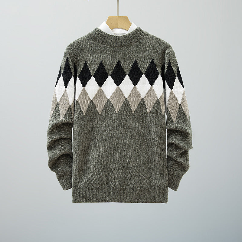 Ruben | Pullover mit Argyle-Muster